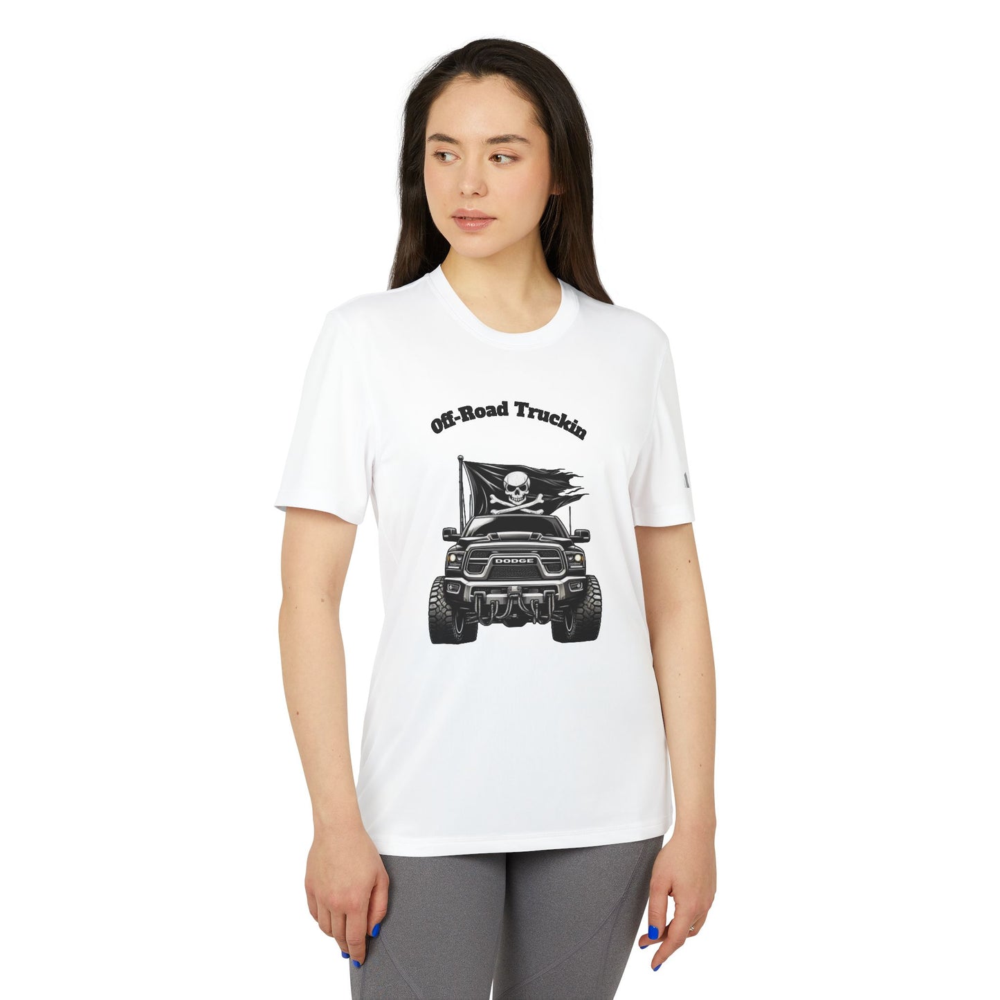 Off-Road Truckin Unisex Sport T-Shirt - Black Jeep Squadron Design