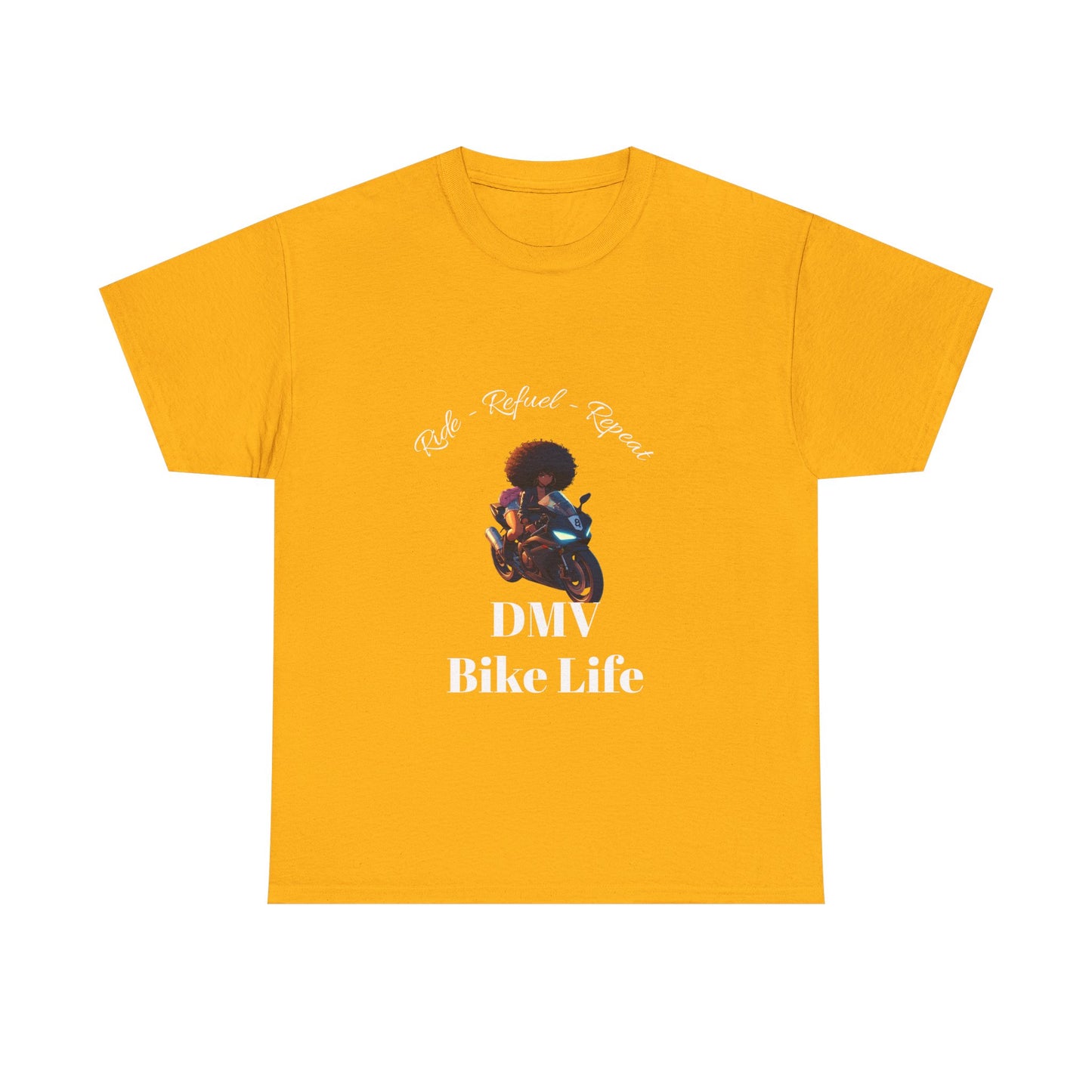 DMV Bike Life Graphic Tee, Unisex Cotton T-Shirt, Motorcycle Enthusiast Gift, Casual Ride Apparel, Biker Community Shirt