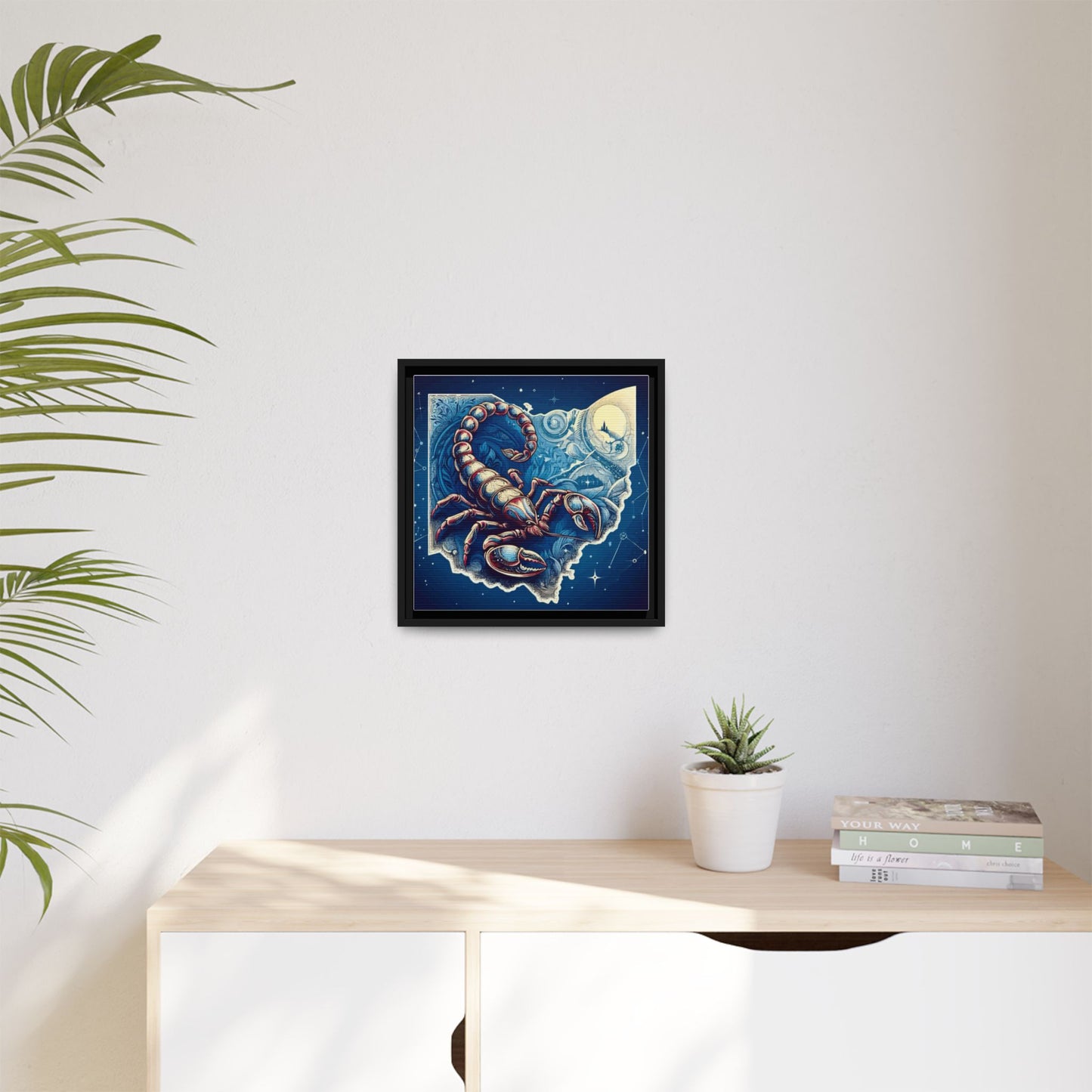 Framed Canvas Print - Ohio Scorpion Discovery