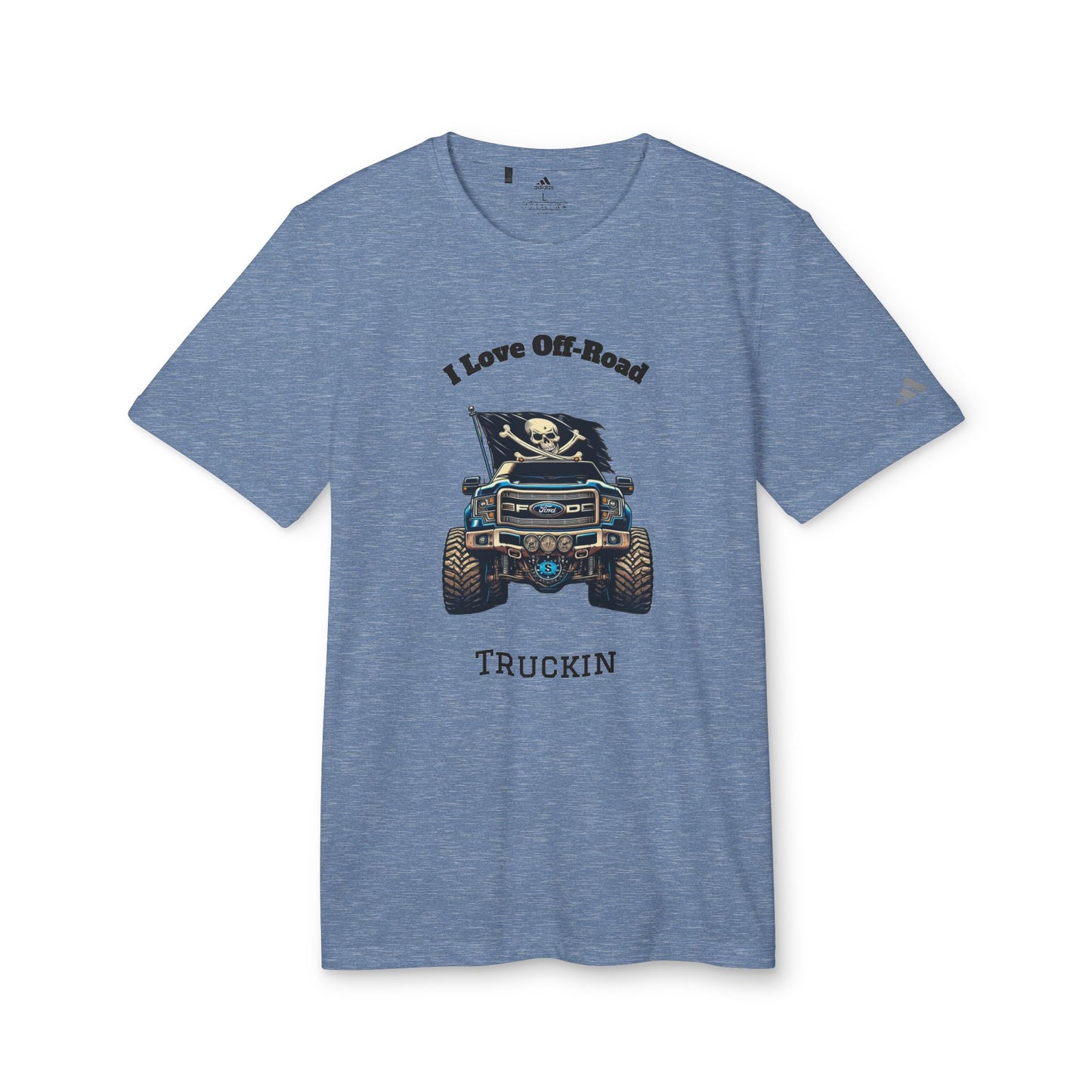Off-Road Truckin Unisex Sport T-Shirt - Black Jeep Squadron Design
