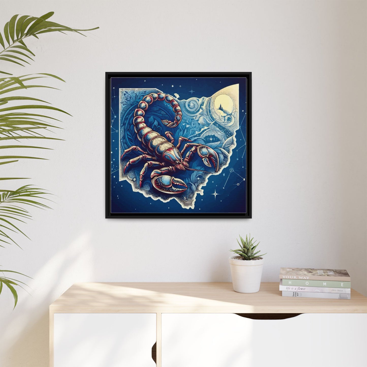 Framed Canvas Print - Ohio Scorpion Discovery