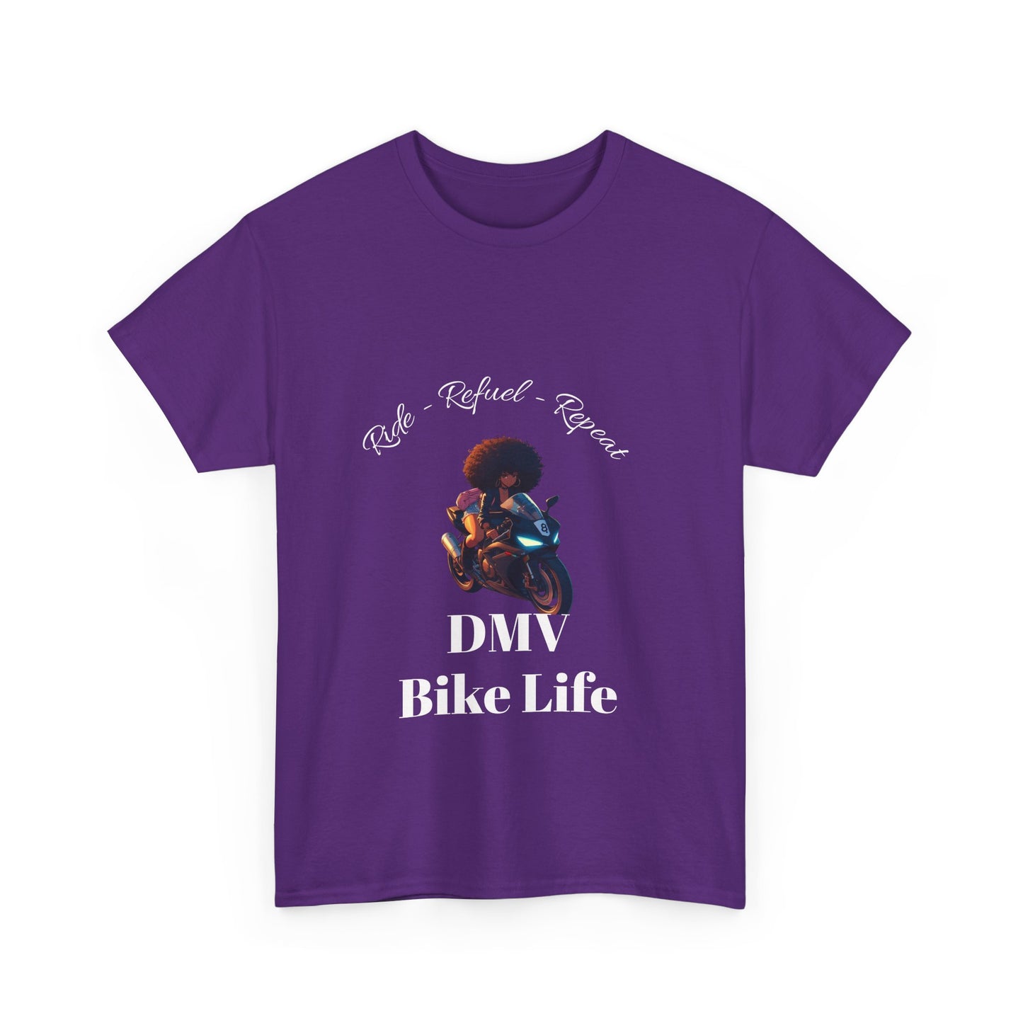 DMV Bike Life Graphic Tee, Unisex Cotton T-Shirt, Motorcycle Enthusiast Gift, Casual Ride Apparel, Biker Community Shirt