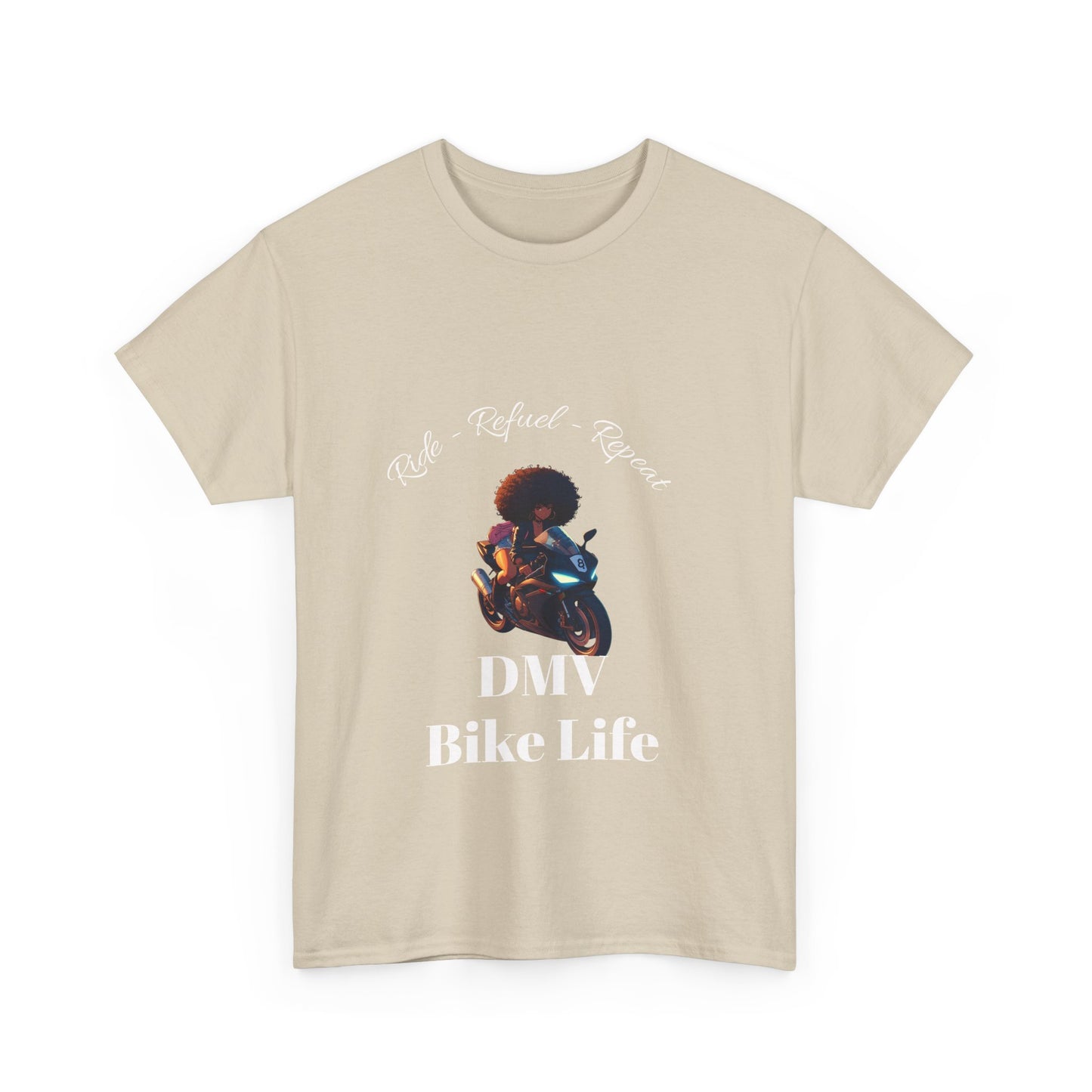 DMV Bike Life Graphic Tee, Unisex Cotton T-Shirt, Motorcycle Enthusiast Gift, Casual Ride Apparel, Biker Community Shirt