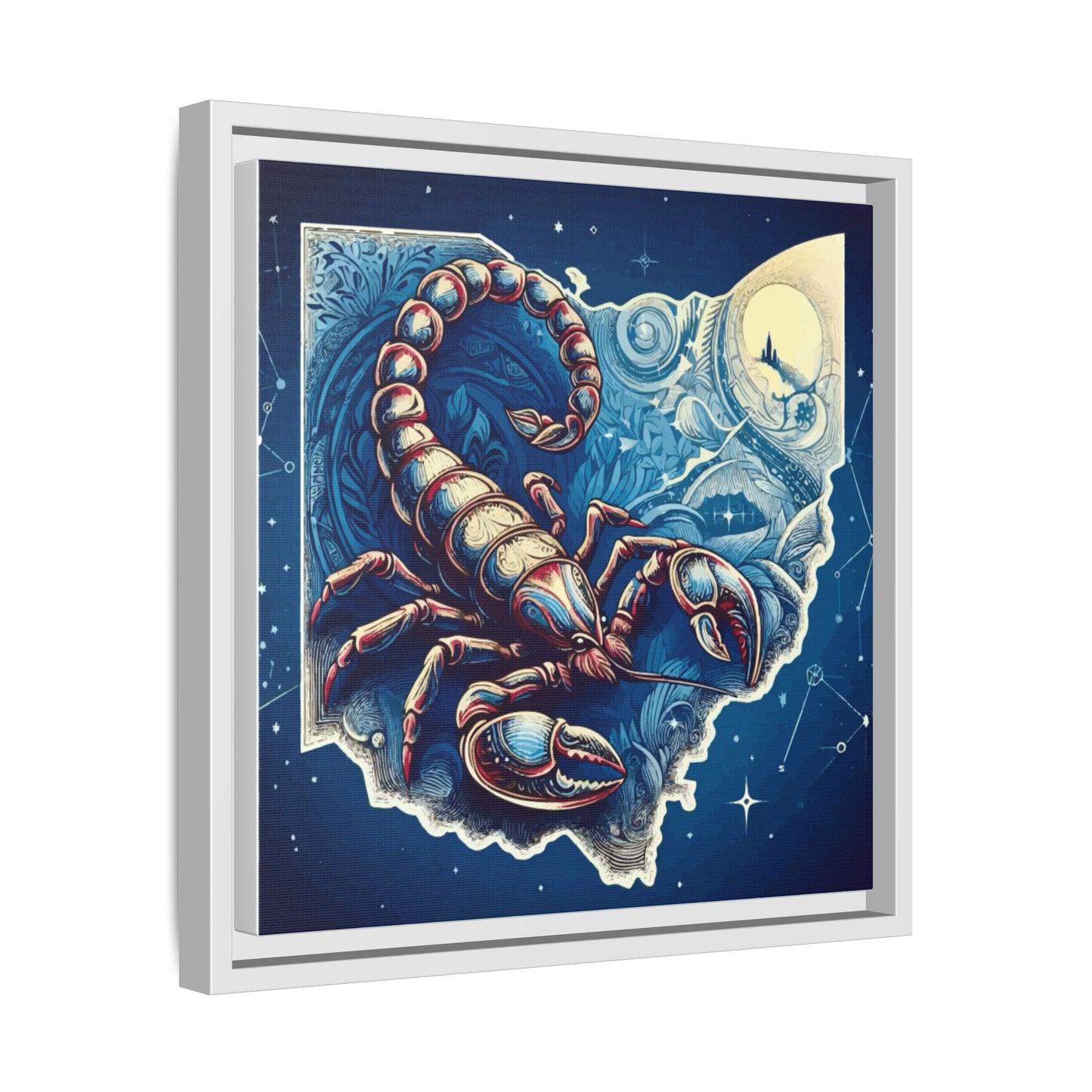 Framed Canvas Print - Ohio Scorpion Discovery