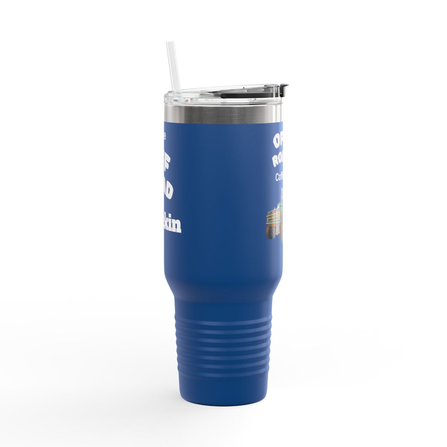 I Love Truckin Off Road Insulated Travel Mug - 40oz Mug for Adventure Lovers, Road Trip Coffee Cup, Outdoor Camping Drinkware, Perfect Gift for Him