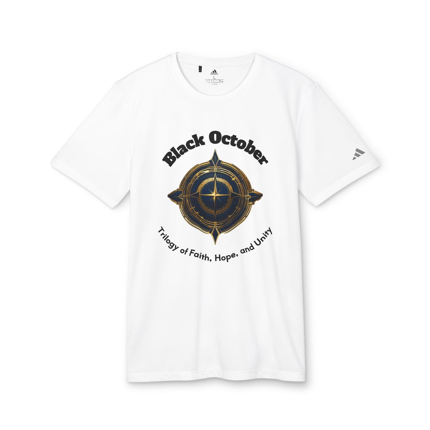 Black October Adidas Unisex Sport T-shirt