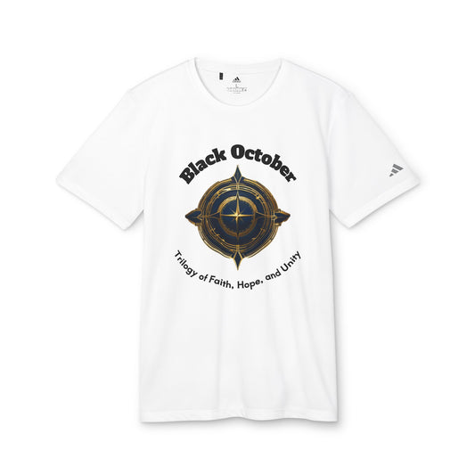 Black October Adidas Unisex Sport T-shirt