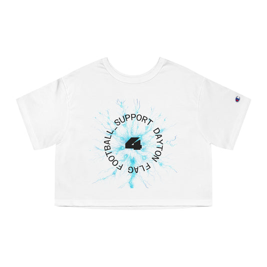 Beast Bombs Champion Brand Women's Heritage Cropped T-Shirt - Sporty Casual Top for Active Women, Fan Essentials