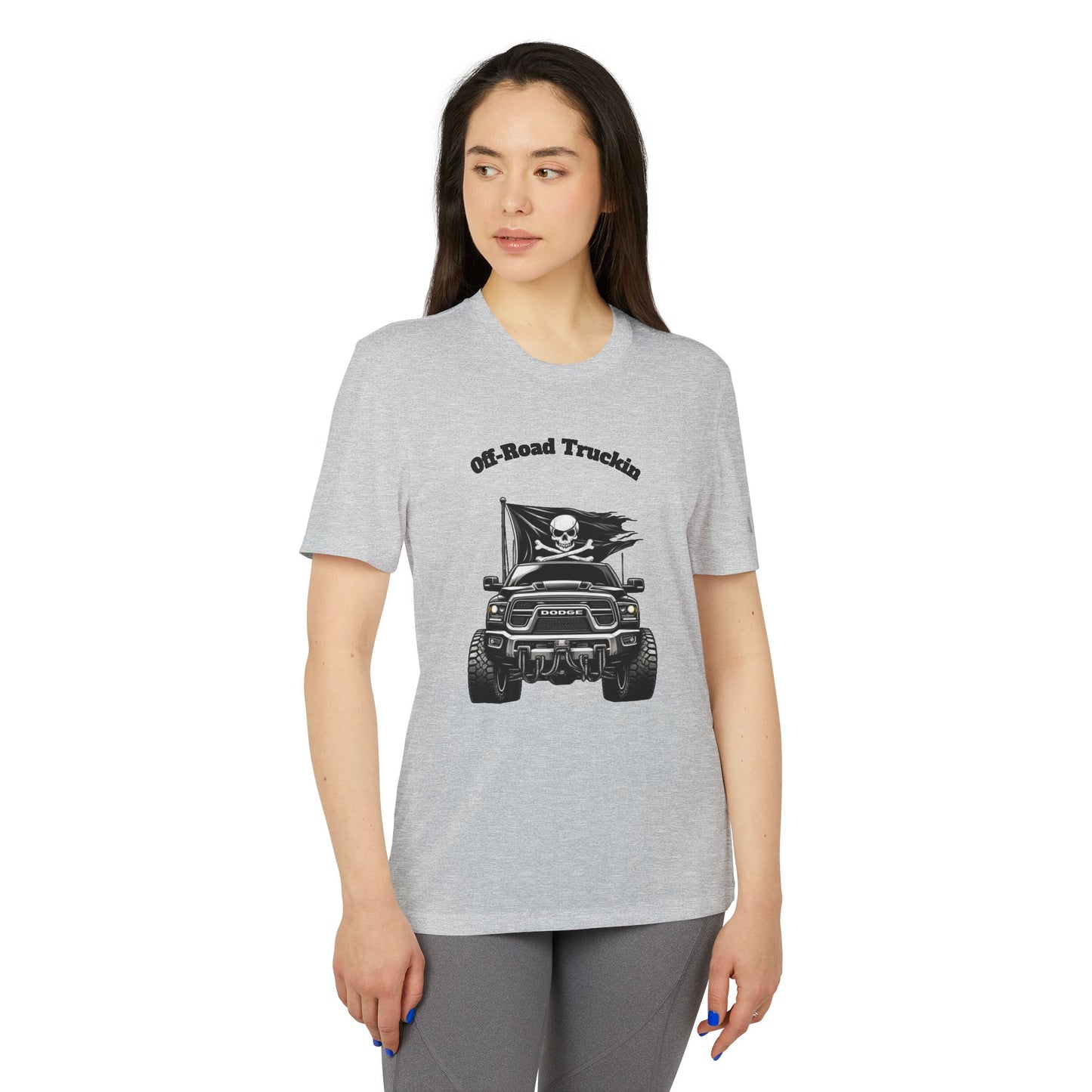 Off-Road Truckin Unisex Sport T-Shirt - Black Jeep Squadron Design