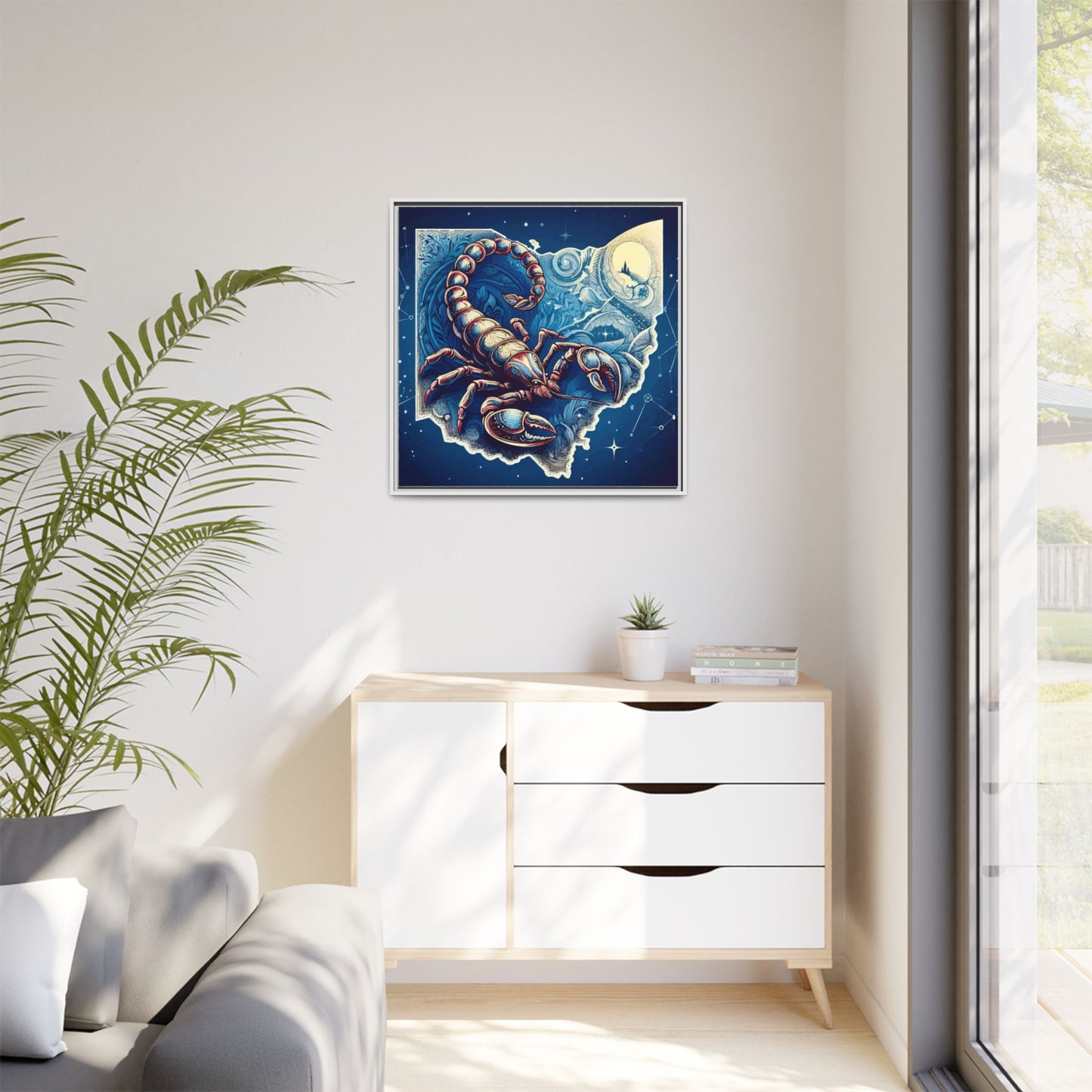 Framed Canvas Print - Ohio Scorpion Discovery