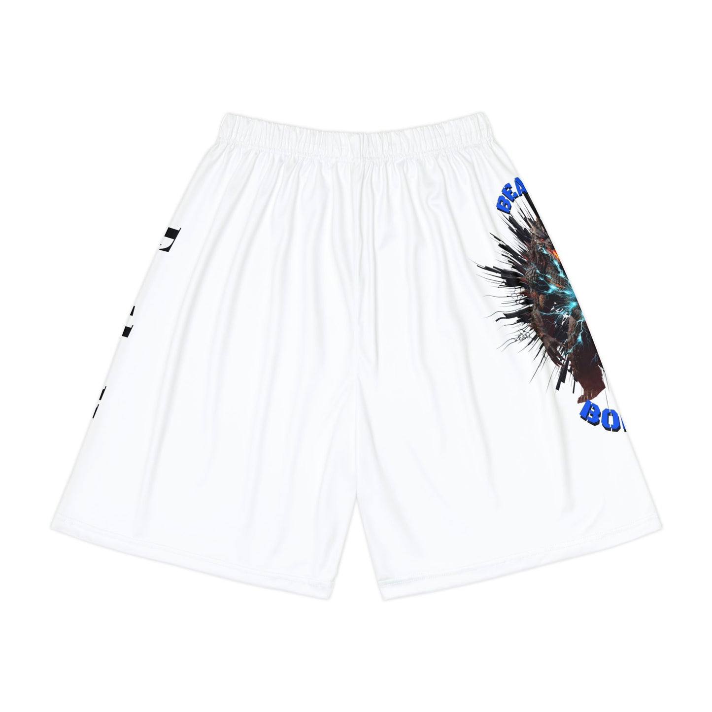 Stylish Men’s Sports Shorts with Bold Graphics - Perfect for Game Day or Casual Wear