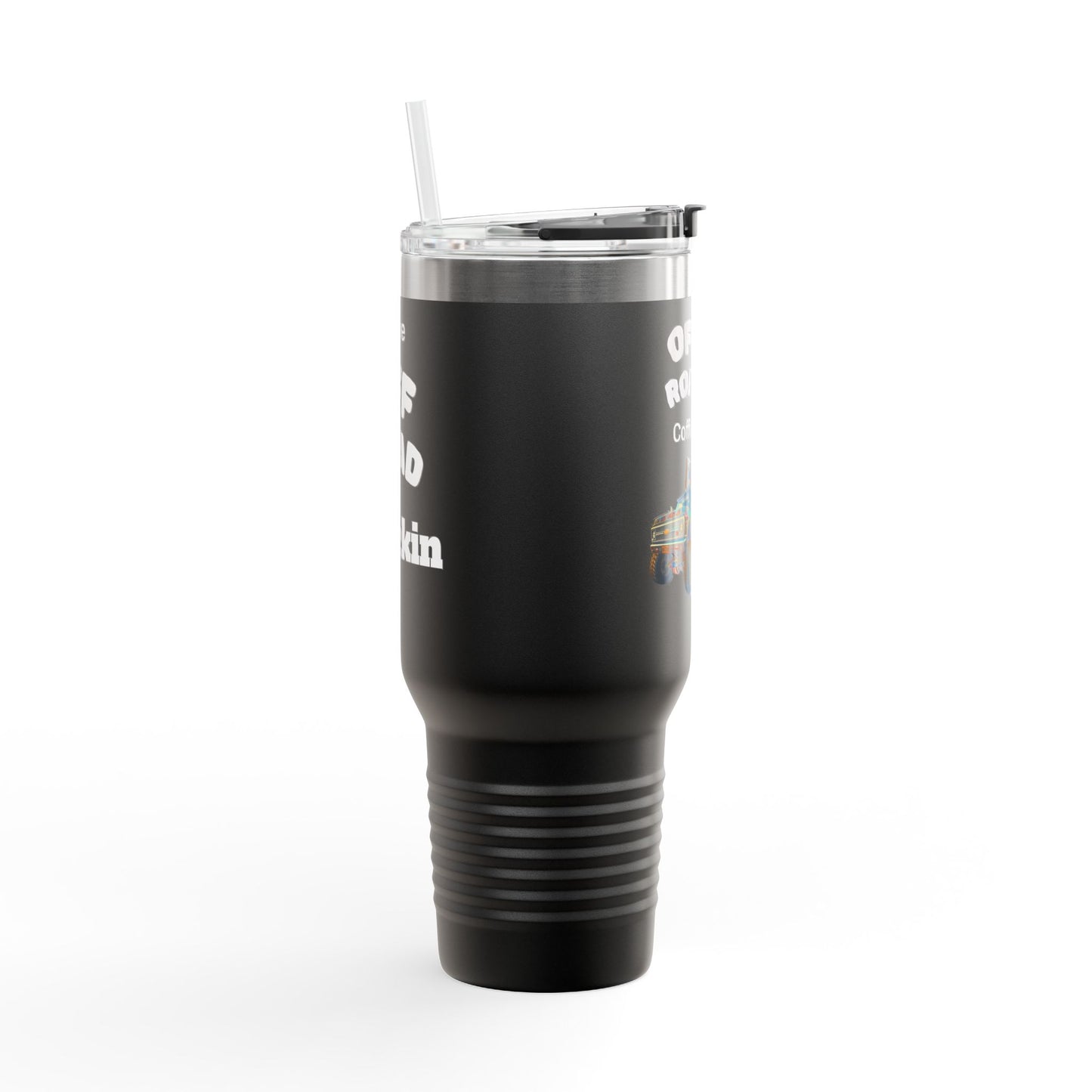 I Love Truckin Off Road Insulated Travel Mug - 40oz Mug for Adventure Lovers, Road Trip Coffee Cup, Outdoor Camping Drinkware, Perfect Gift for Him