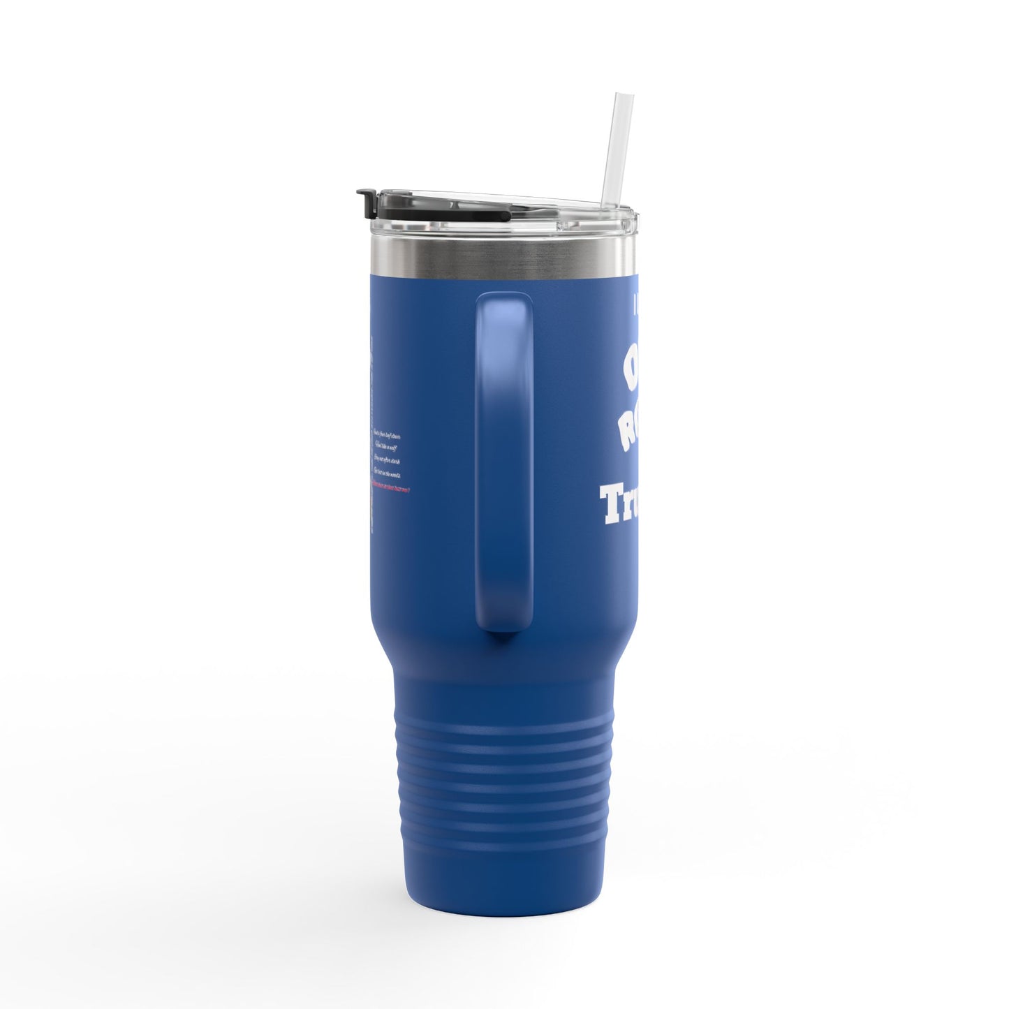 I Love Truckin Off Road Insulated Travel Mug - 40oz Mug for Adventure Lovers, Road Trip Coffee Cup, Outdoor Camping Drinkware, Perfect Gift for Him
