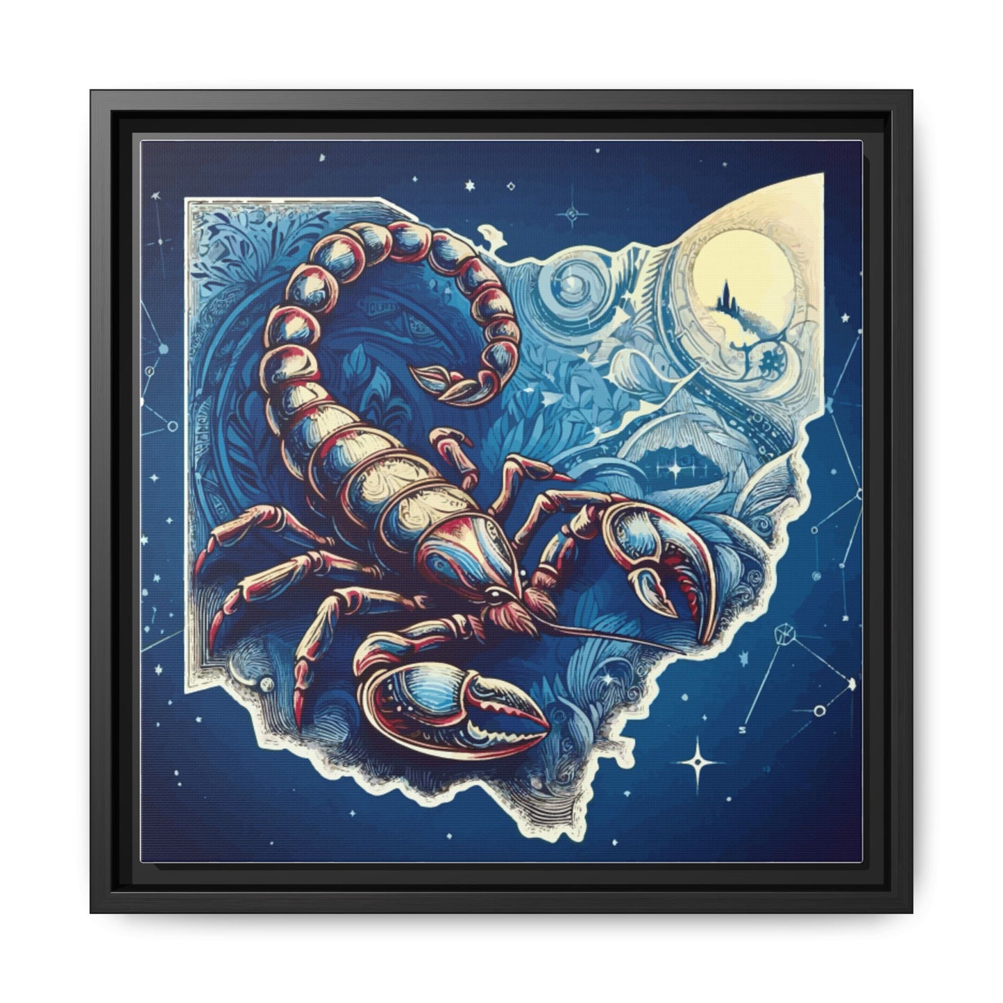 Framed Canvas Print - Ohio Scorpion Discovery