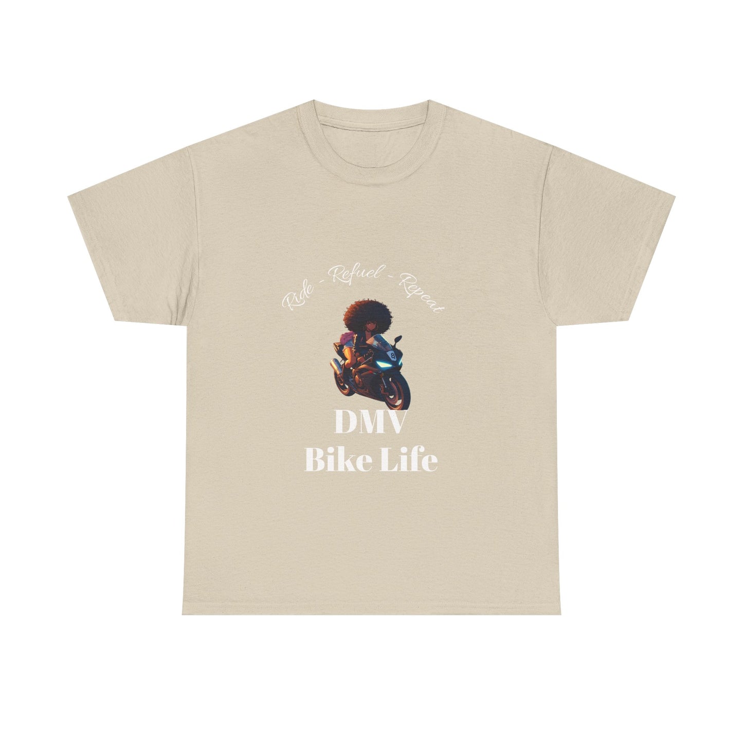 DMV Bike Life Graphic Tee, Unisex Cotton T-Shirt, Motorcycle Enthusiast Gift, Casual Ride Apparel, Biker Community Shirt