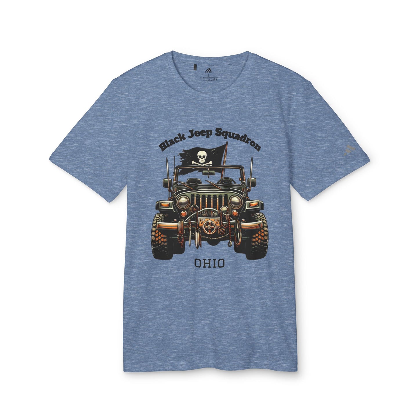 Adventure-Ready Unisex Sport T-Shirt - Black Jeep Squadron Design