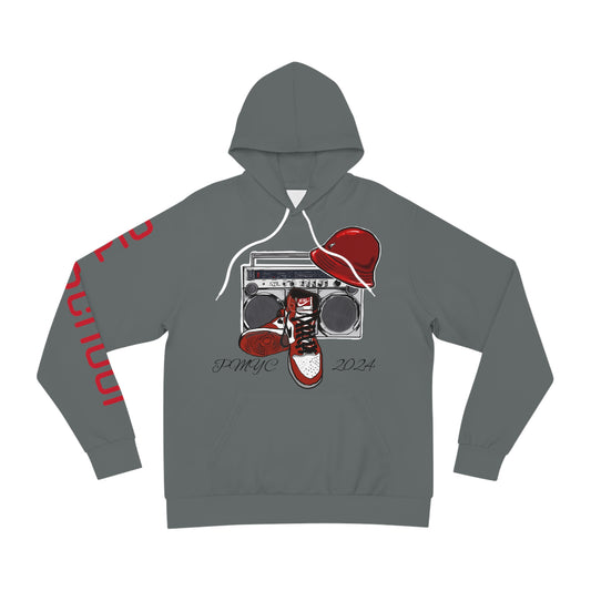 Old School PMYC - Grey Fashion Hoodie (AOP)