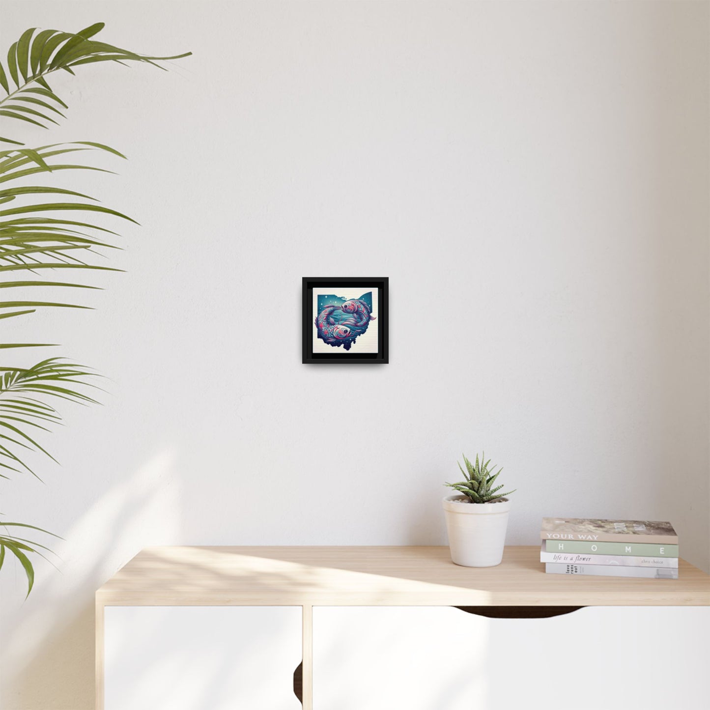 Vibrant Koi Fish Canvas Print - Framed Ohio Art