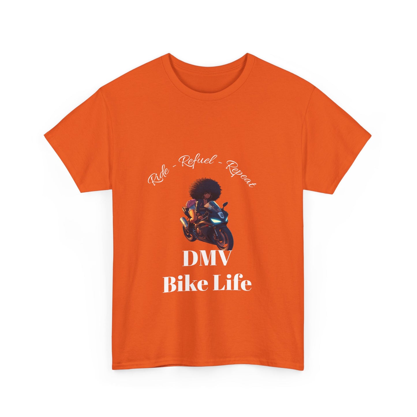 DMV Bike Life Graphic Tee, Unisex Cotton T-Shirt, Motorcycle Enthusiast Gift, Casual Ride Apparel, Biker Community Shirt