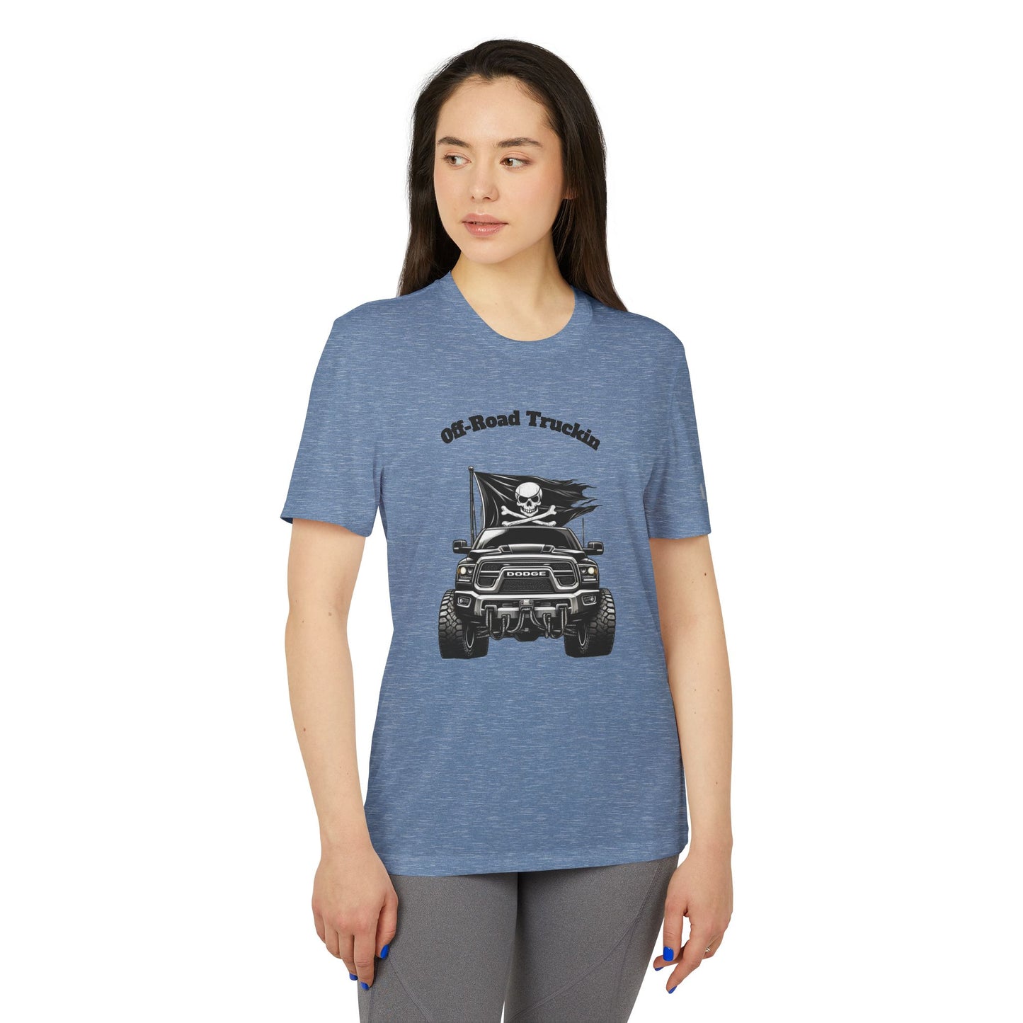Off-Road Truckin Unisex Sport T-Shirt - Black Jeep Squadron Design