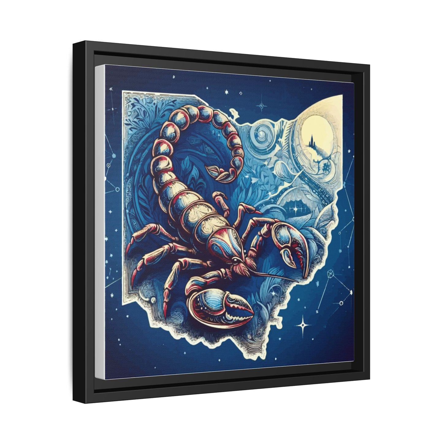 Framed Canvas Print - Ohio Scorpion Discovery