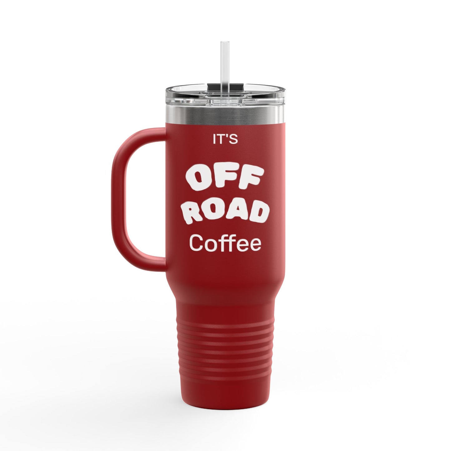 Truckin Off Road Insulated Travel Mug - 40oz Mug for Adventure Lovers, Road Trip Coffee Cup, Outdoor Camping Drinkware, Perfect Gift for Him