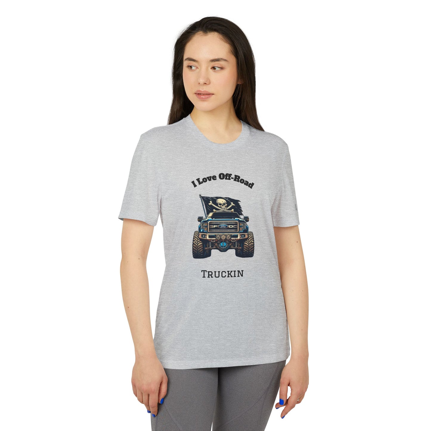 Off-Road Truckin Unisex Sport T-Shirt - Black Jeep Squadron Design