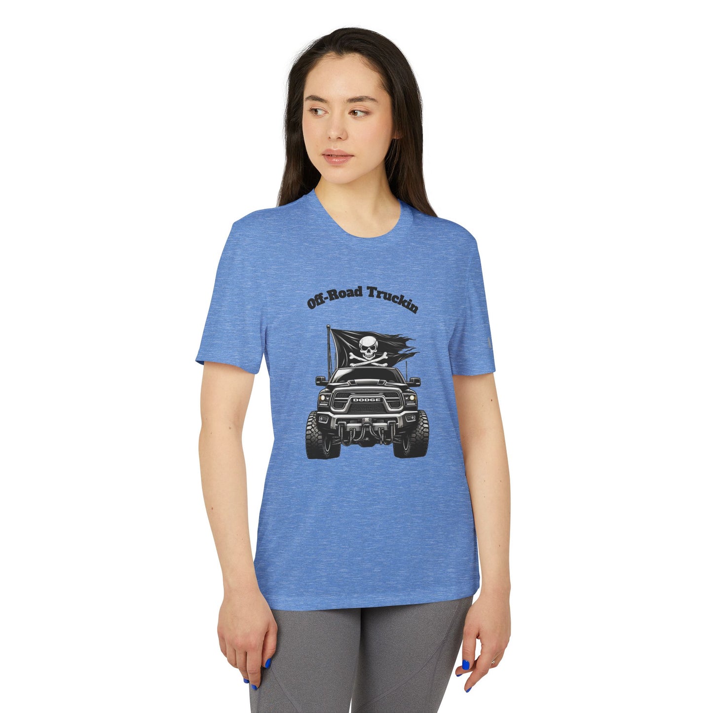 Off-Road Truckin Unisex Sport T-Shirt - Black Jeep Squadron Design