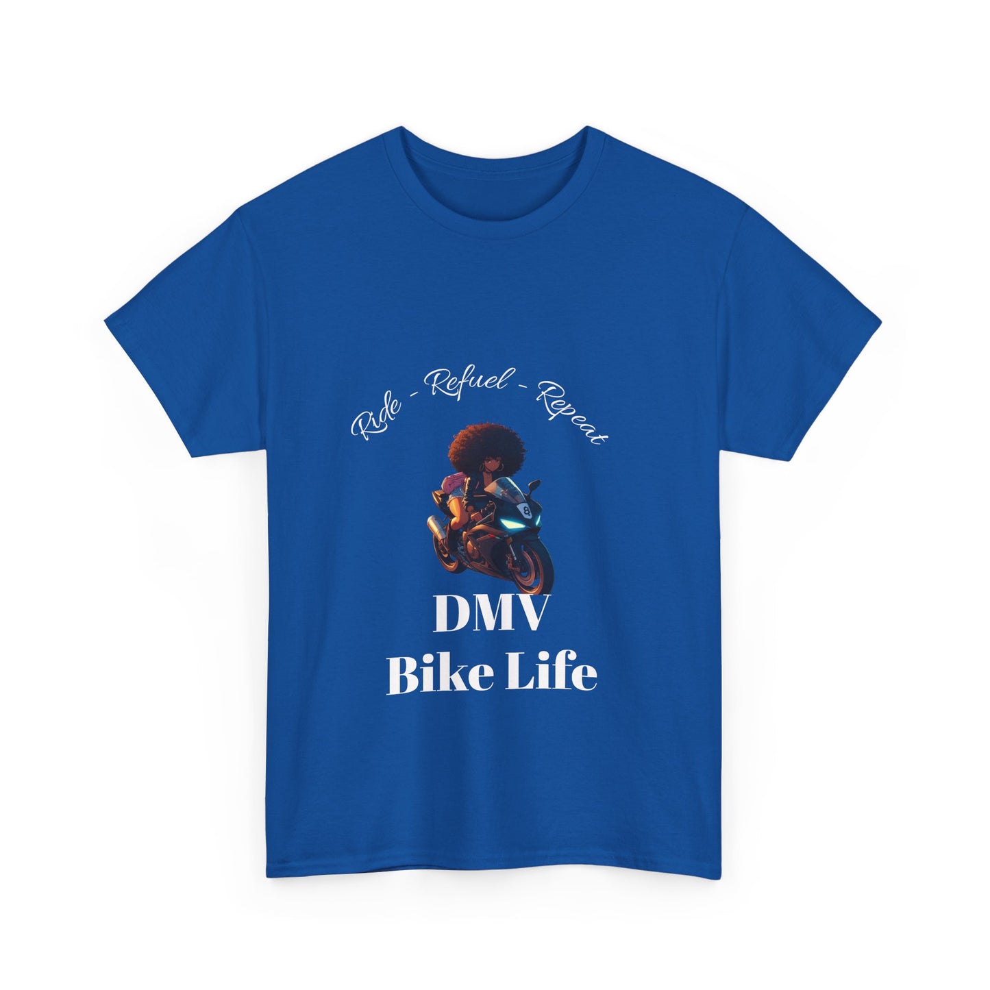 DMV Bike Life Graphic Tee, Unisex Cotton T-Shirt, Motorcycle Enthusiast Gift, Casual Ride Apparel, Biker Community Shirt
