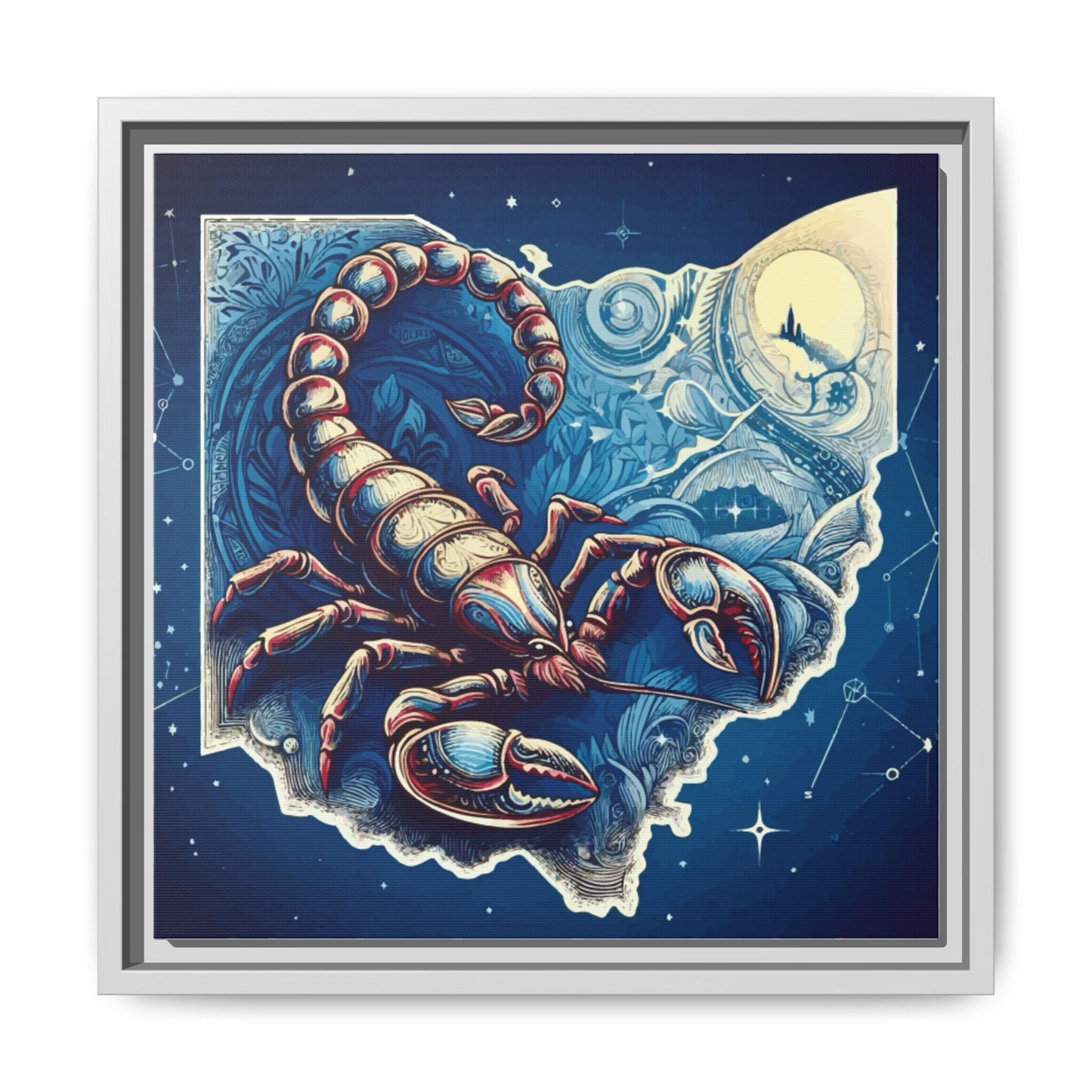 Framed Canvas Print - Ohio Scorpion Discovery
