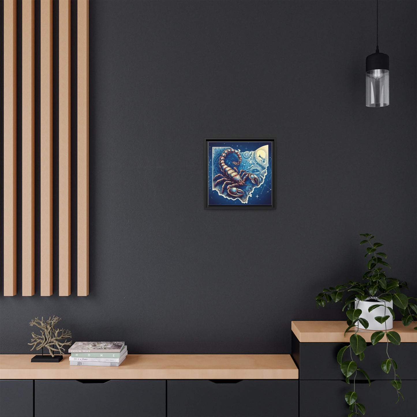 Framed Canvas Print - Ohio Scorpion Discovery