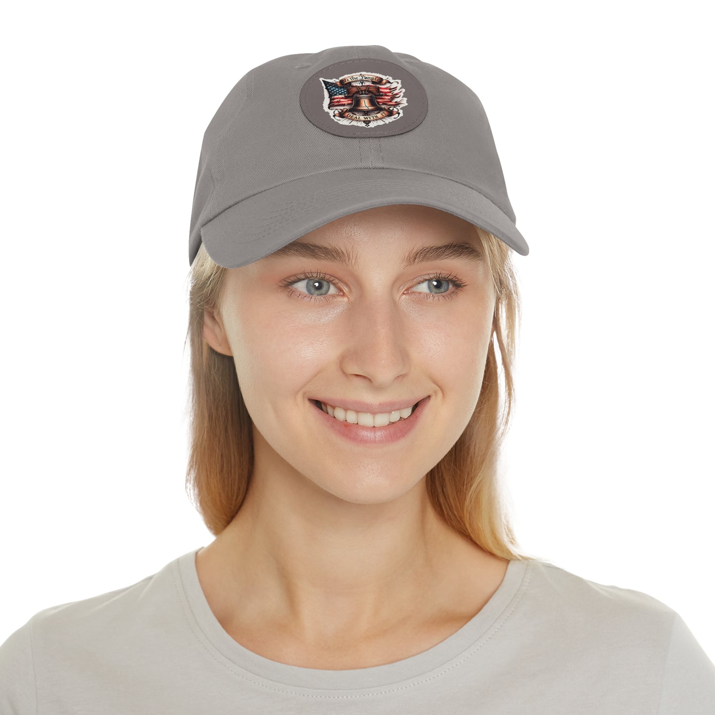 We The People Deal With It Hat with Leather Patch (Round)