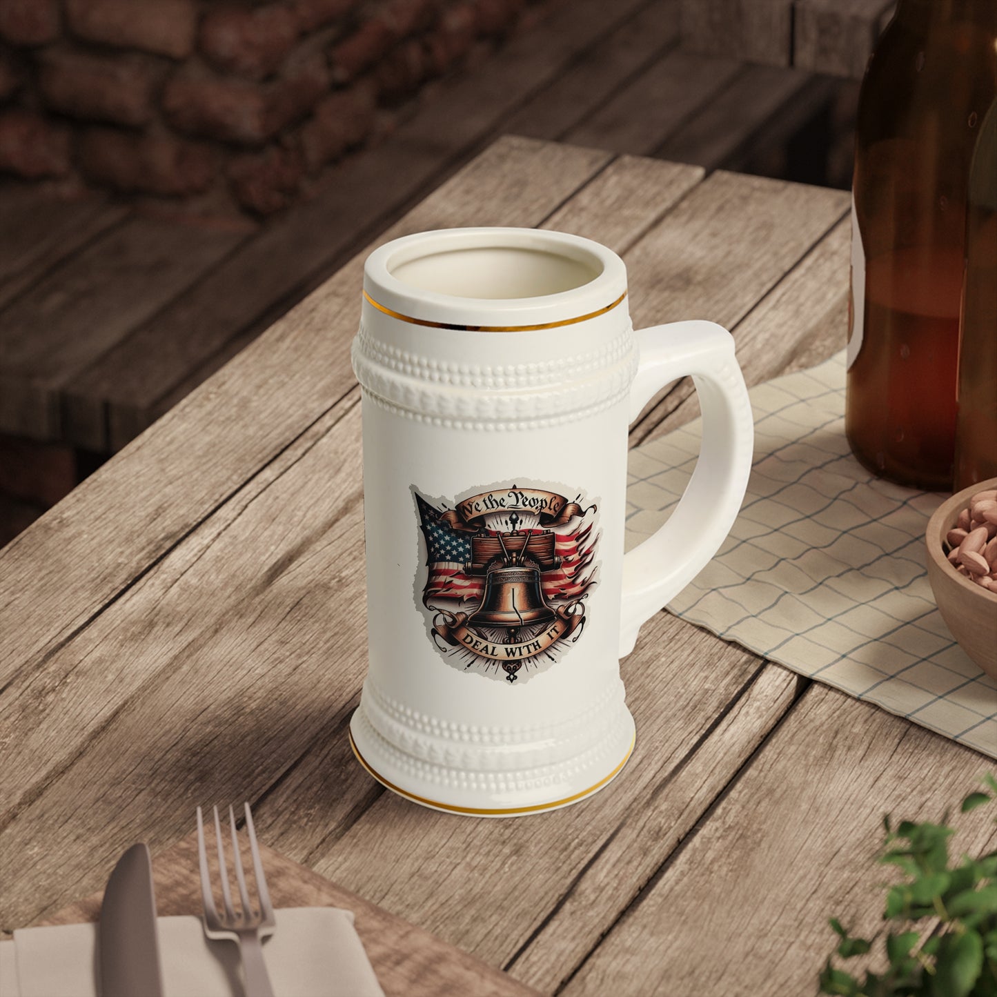 We The People - Deal With It Beer Stein Mug
