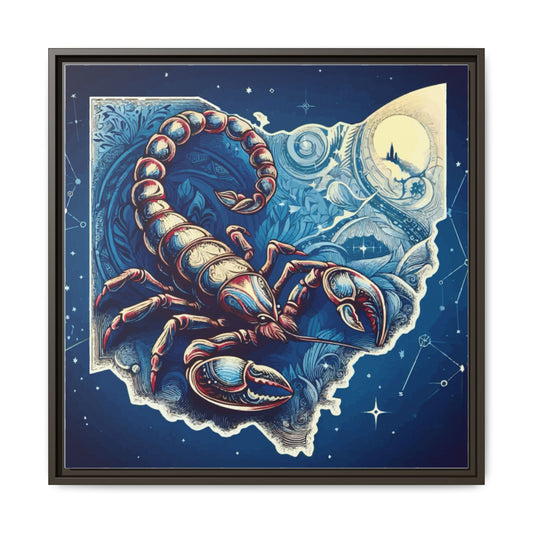 Framed Canvas Print - Ohio Scorpion Discovery