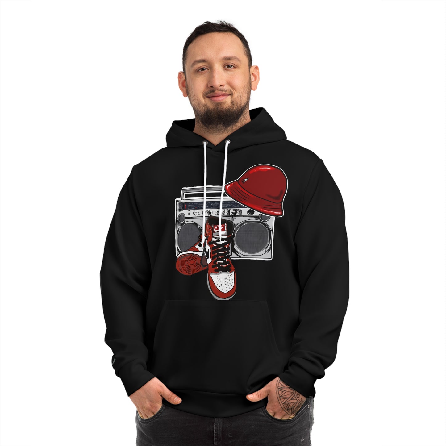 Old School Hoodie - Black
