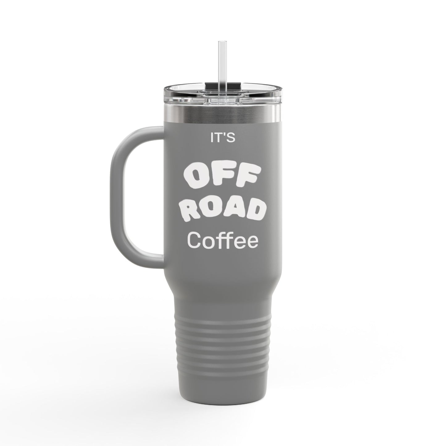 Truckin Off Road Insulated Travel Mug - 40oz Mug for Adventure Lovers, Road Trip Coffee Cup, Outdoor Camping Drinkware, Perfect Gift for Him
