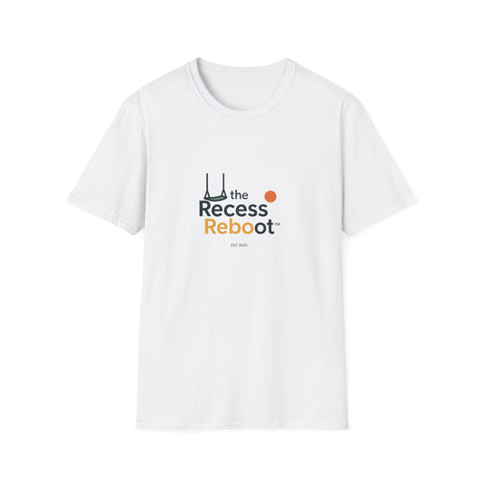 Unisex Softstyle T-Shirt with "the Recess Reboot" Design, Casual Tee for Relaxed Days, Gift for Friends, Back to School, Fun Wear
