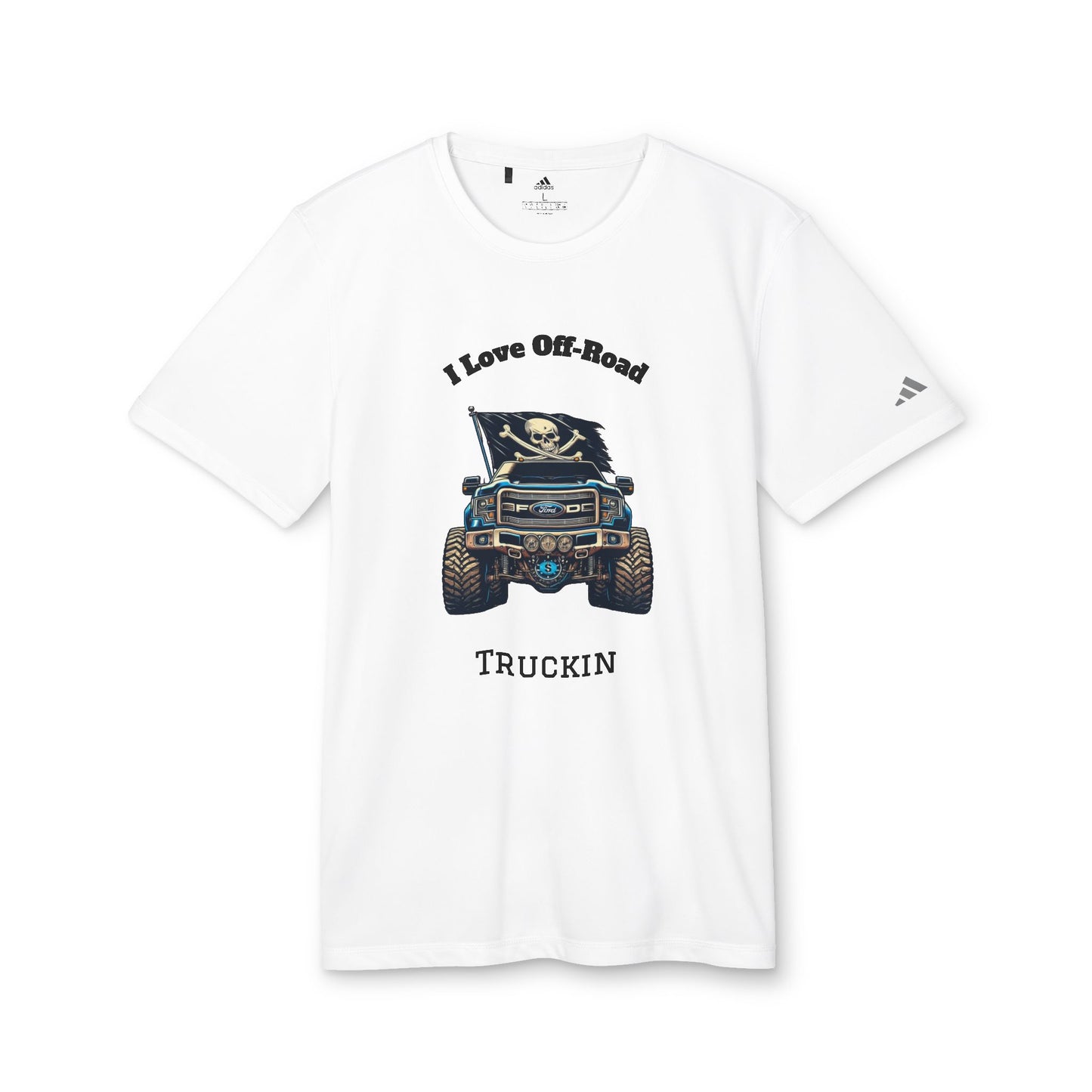Off-Road Truckin Unisex Sport T-Shirt - Black Jeep Squadron Design