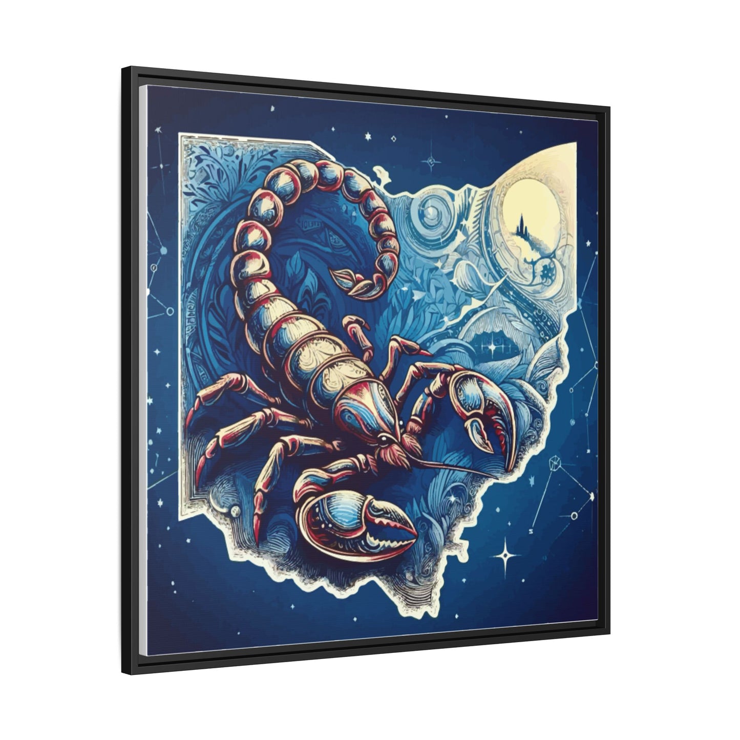Framed Canvas Print - Ohio Scorpion Discovery