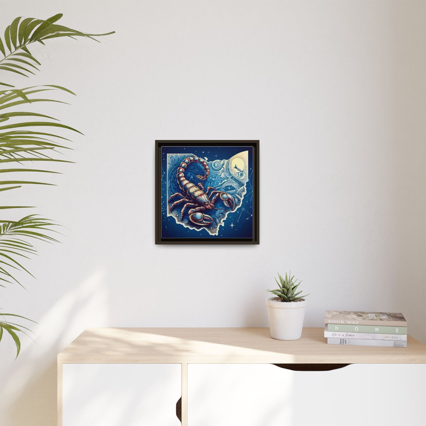 Framed Canvas Print - Ohio Scorpion Discovery