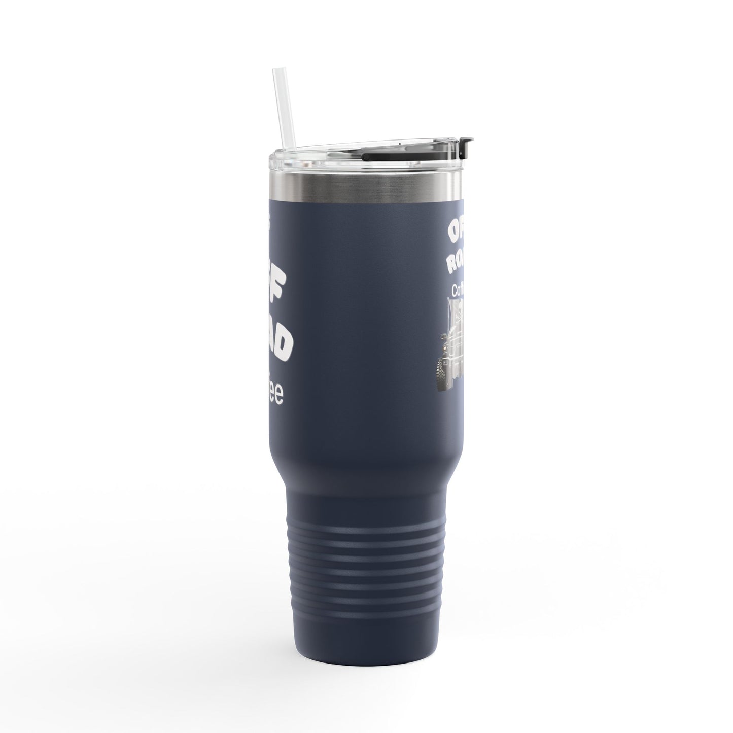 Truckin Off Road Insulated Travel Mug - 40oz Mug for Adventure Lovers, Road Trip Coffee Cup, Outdoor Camping Drinkware, Perfect Gift for Him
