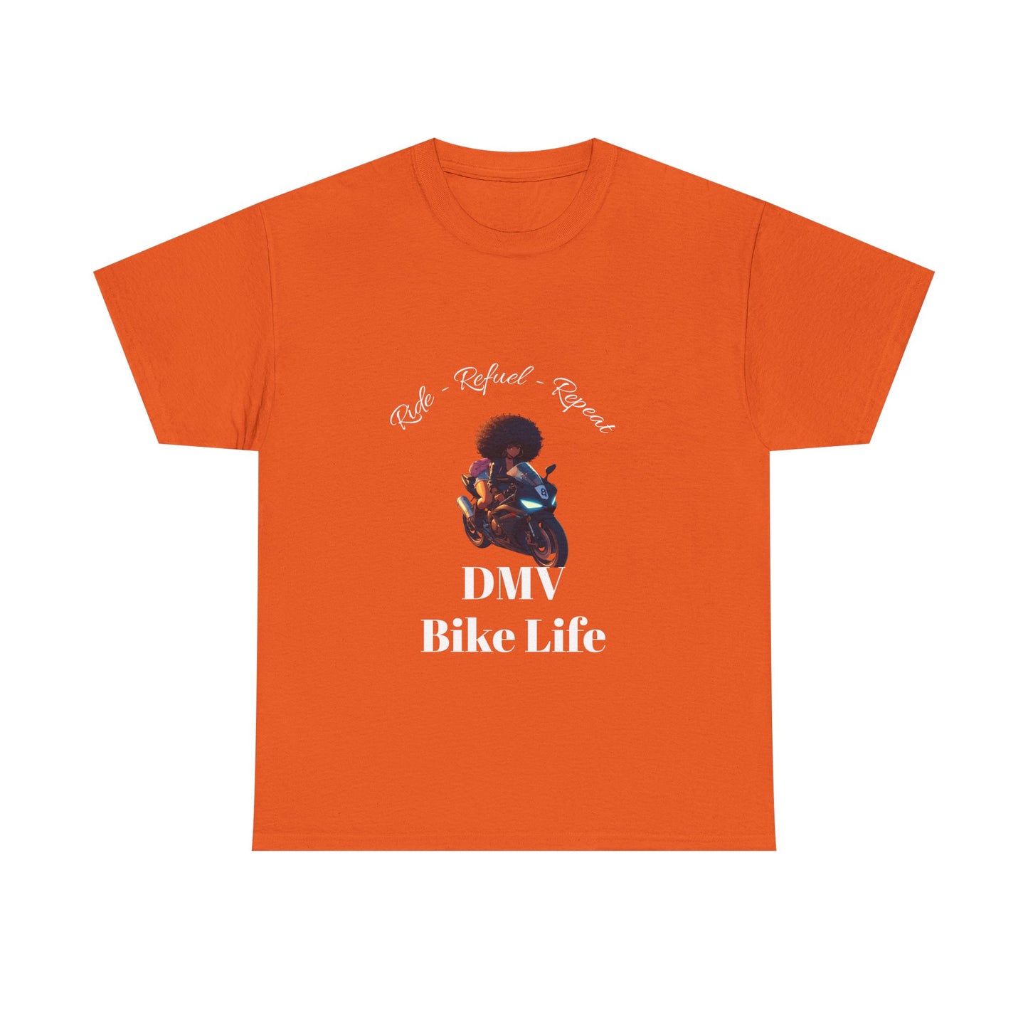 DMV Bike Life Graphic Tee, Unisex Cotton T-Shirt, Motorcycle Enthusiast Gift, Casual Ride Apparel, Biker Community Shirt