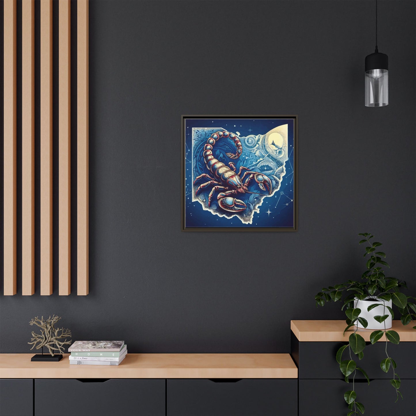 Framed Canvas Print - Ohio Scorpion Discovery