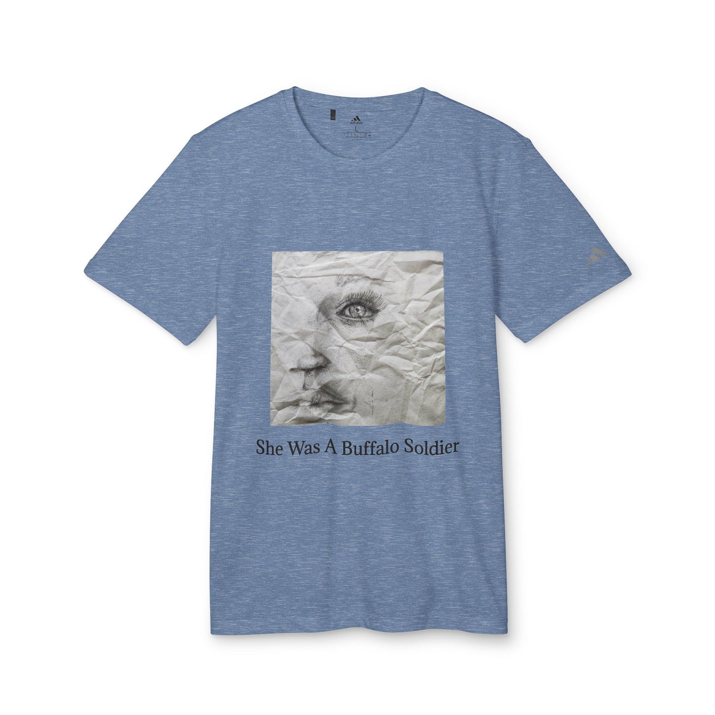 She Was A Buffalo Soldier Adidas Unisex Sport T-shirt