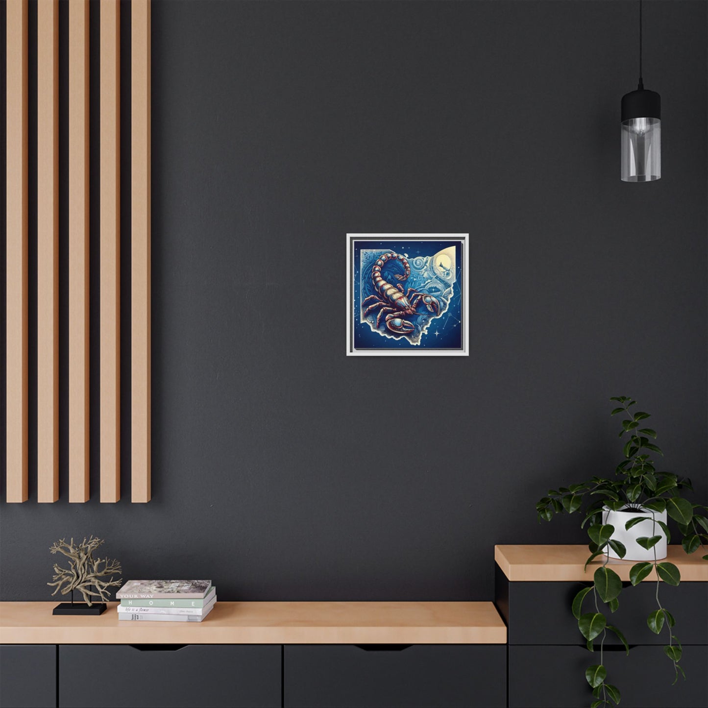 Framed Canvas Print - Ohio Scorpion Discovery