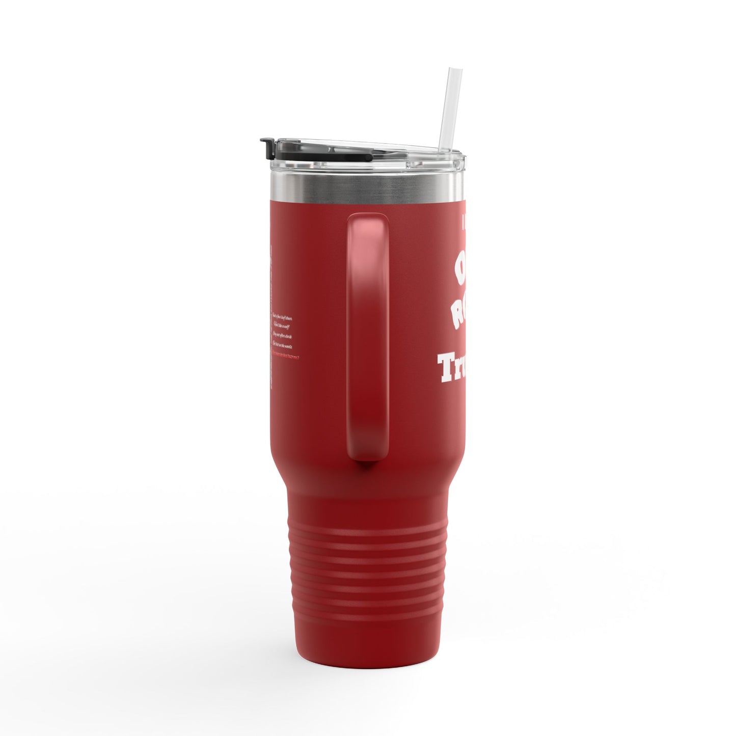 I Love Truckin Off Road Insulated Travel Mug - 40oz Mug for Adventure Lovers, Road Trip Coffee Cup, Outdoor Camping Drinkware, Perfect Gift for Him