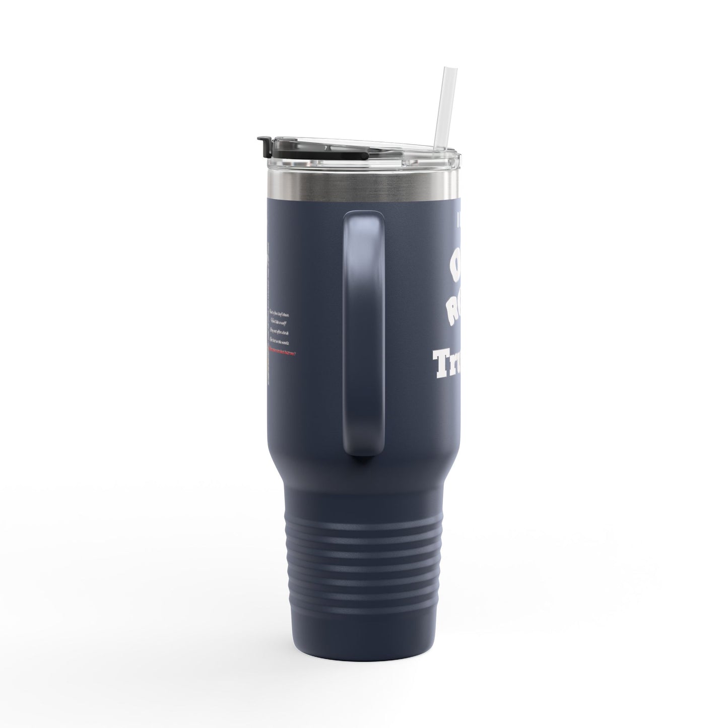 I Love Truckin Off Road Insulated Travel Mug - 40oz Mug for Adventure Lovers, Road Trip Coffee Cup, Outdoor Camping Drinkware, Perfect Gift for Him