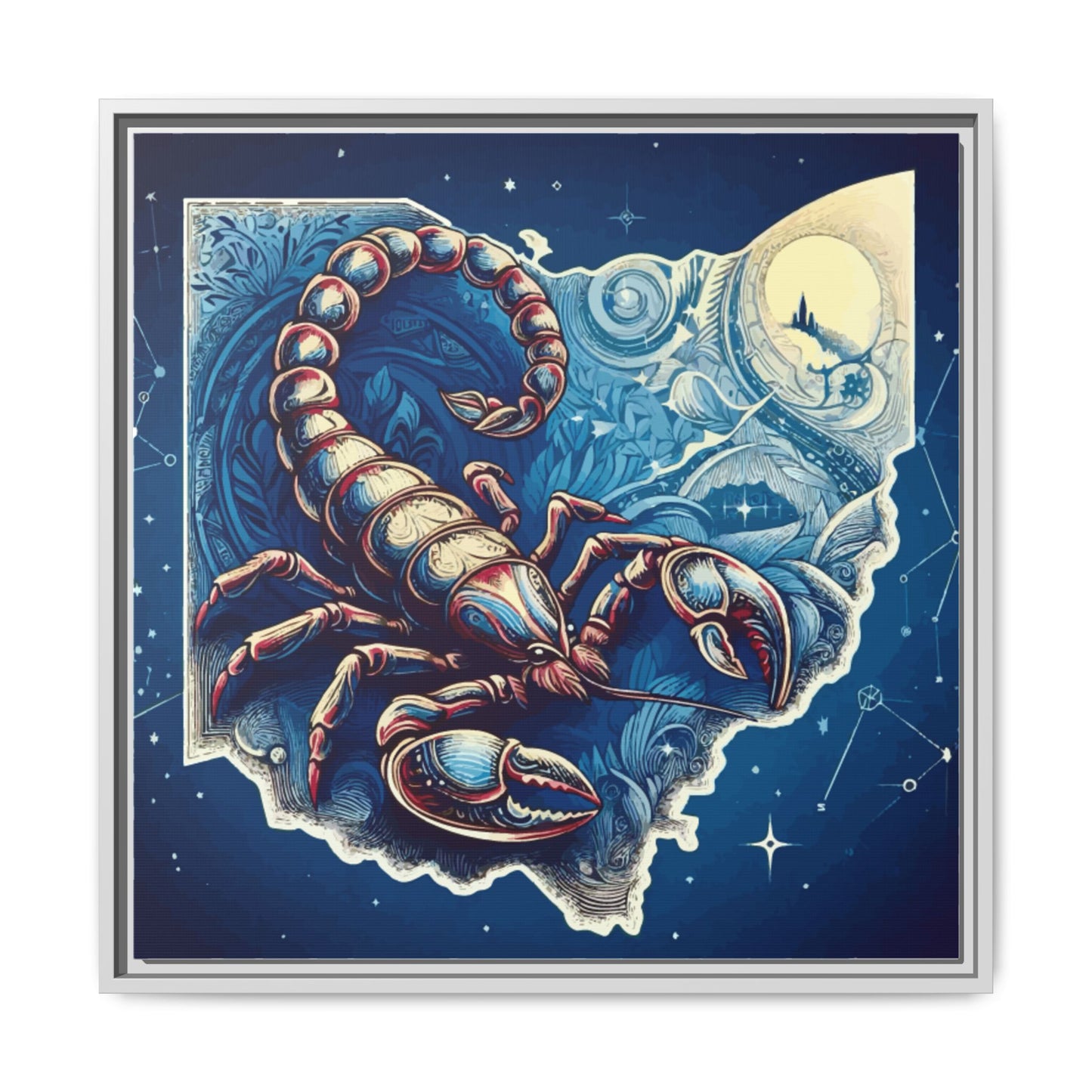 Framed Canvas Print - Ohio Scorpion Discovery