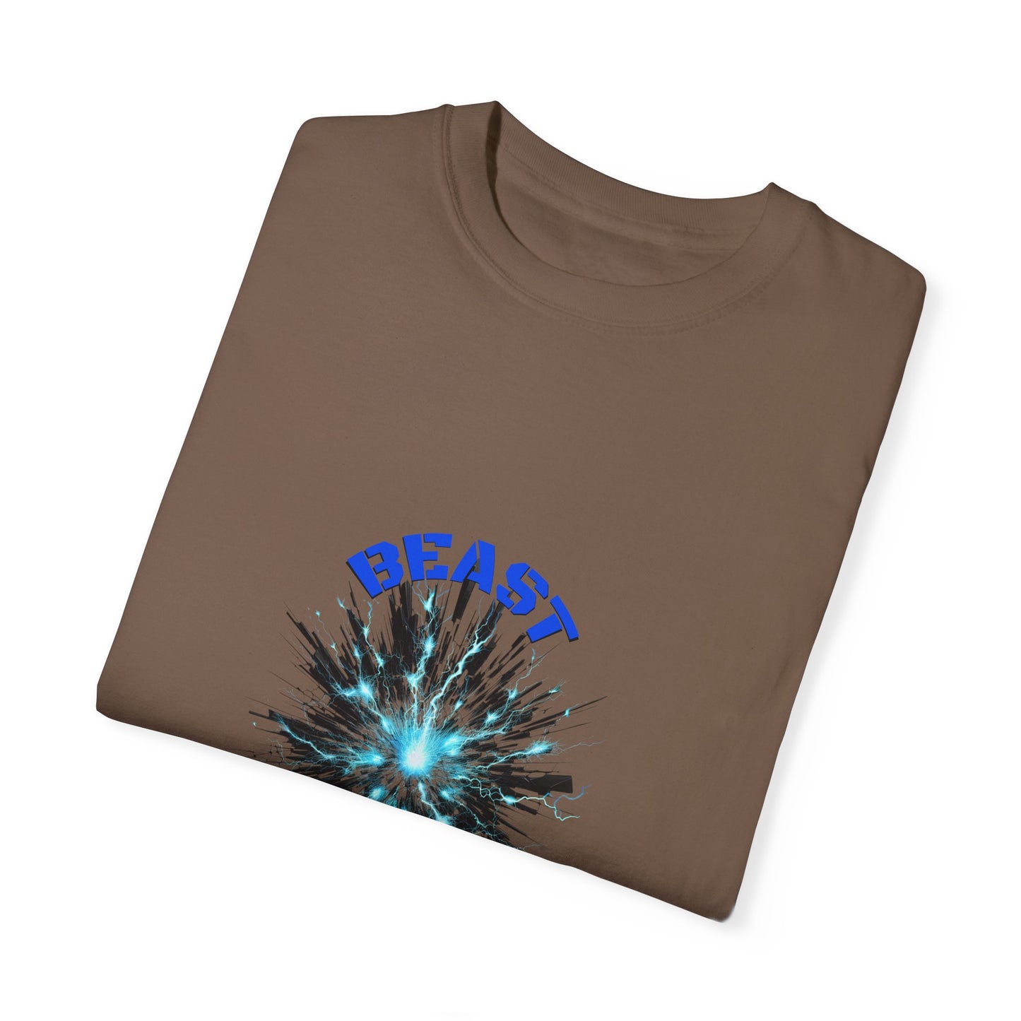 Beast Bombs Unisex Garment-Dyed Football T-Shirt – Bold Graphic Tee for Sports Fans