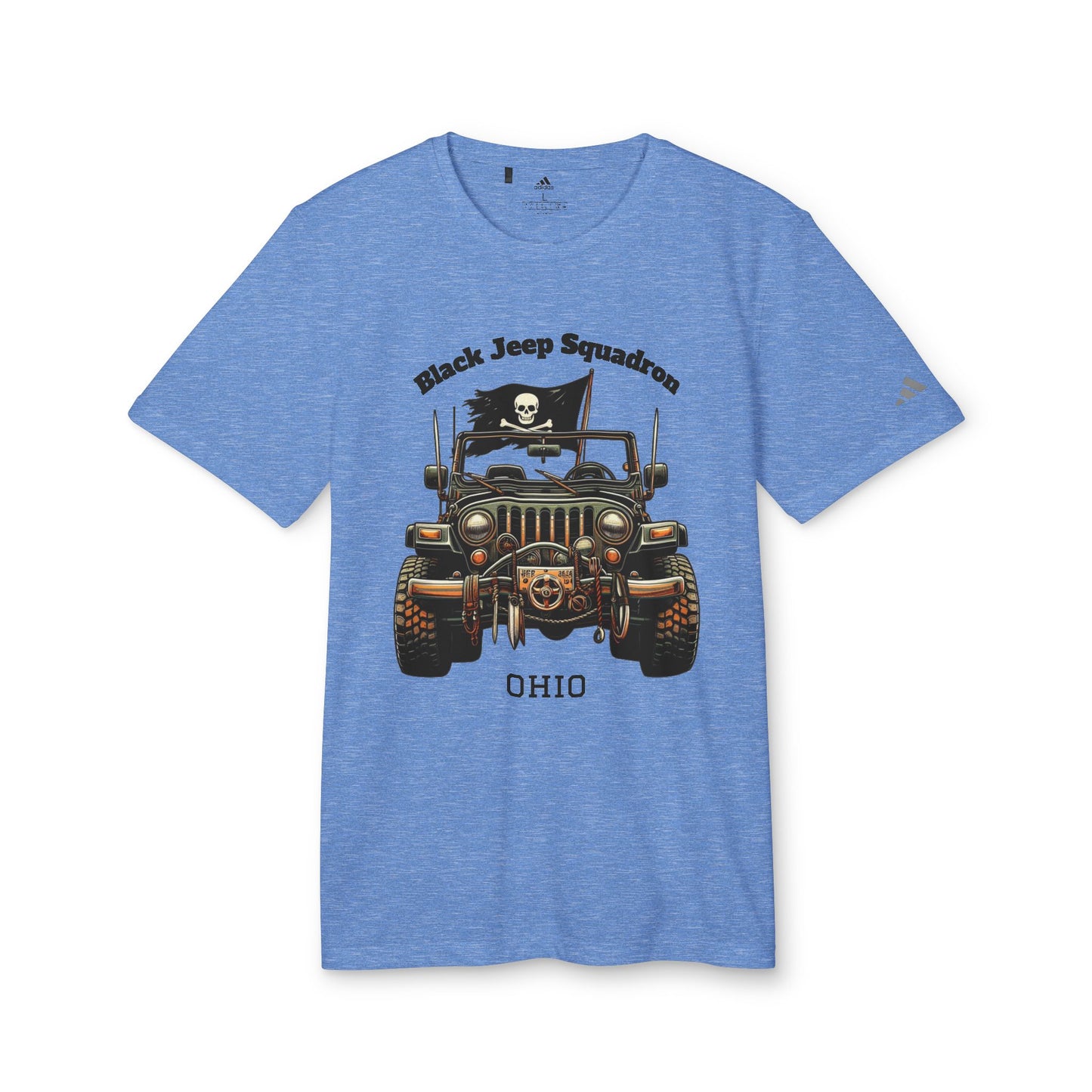 Adventure-Ready Unisex Sport T-Shirt - Black Jeep Squadron Design